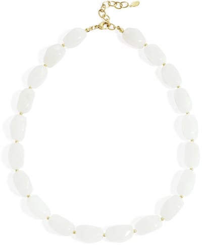Ketting met organische kralen
