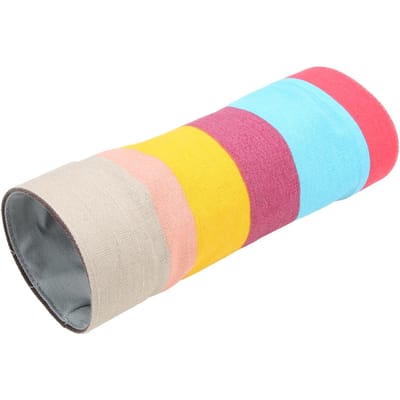 Tunnel pour Hamster Tissu Coloré Cochon d'Inde Jouant Cachette Tunnels et Tubes pour Petits Animaux Type 2 yellow