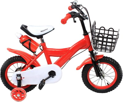 Kinderfiets - Loopfiets - Leren Fietsen - Met Stabilisatoren - 12 inch - Rood