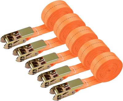Spanbanden met Ratel - Sterke Spanbanden 6 Meter x 25 mm voor Bevestiging en Zekering