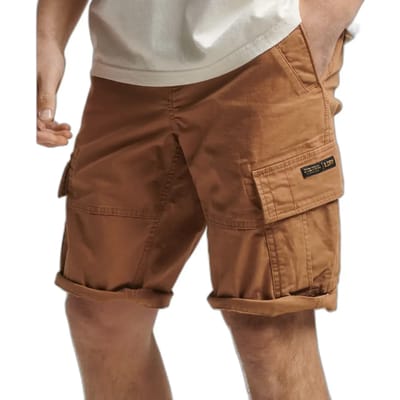 Superdry - Core cargoshort van biologisch katoen - Heren - Korte broeken