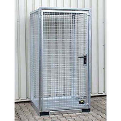 Bauer gasflessencontainer, type GFC-E, div. bodems verkrijgbaar, afsluitbaar