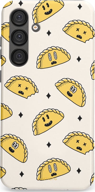Casetastic Hoesje Geschikt voor Samsung S25 Plus - Stijlvolle Beschermende Duo-layer Case - Pastei gerei