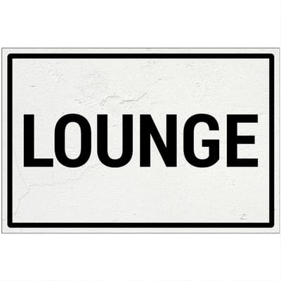 Lounge bord | Forex Re materiaal | 18 x 12 cm