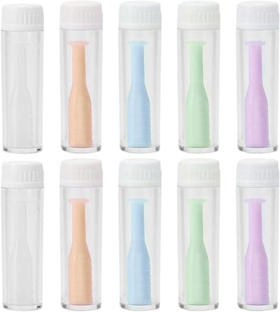 Contactlenzen Zuignappen Set - Multicolor - Set van 10 - Siliconen - Voor het Plaatsen en Verwijderen van Contactlenzen