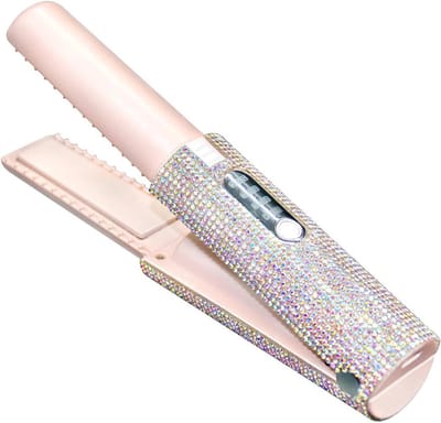 Draadloze Stijltang - Krulstijltang - Onderweg Stylen - 2-in-1 Functie - 23.5 cm - Zwart