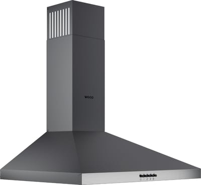 Wiggo WE-A630P(G) – Wandschouw Afzuigkap 60 cm – Grijs – 680 m³/h – LED Verlichting – Energieklasse A – 5 jaar garantie