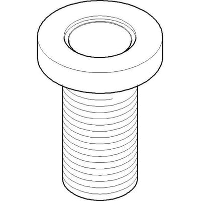 Dornbracht rosette with hose bushing 093001085-00