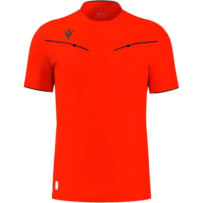 Macron Ponnet Eco Scheidsrechtersshirt Korte Mouw Heren - Fluorood | Maat: 3XL