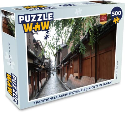 Puzzel Traditionele architectuur bij Kioto in Japan - Legpuzzel - Puzzel 500 stukjes