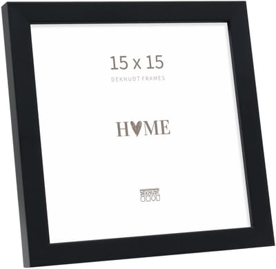 Deknudt Frames fotolijst S243K2 - zwart - smal - foto 15x15 cm