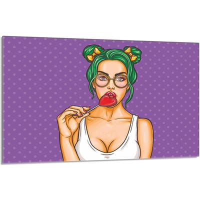 TMK ArtDeko - 80x52 Serie - Glazen Beschermplaat - Voor alle Soorten Kookplaten