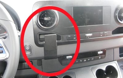 Brodit ProClip houder geschikt voor Mercedes Benz Sprinter 2019 - Center mount