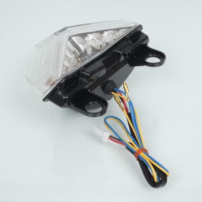 Feu arrière Bike It pour Moto Ducati 1198 1198 2009 à 2012 LED transparent / clignotants Neuf