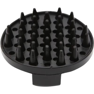 Horka Massage Borstel Rubber Zwart - One size