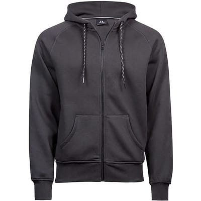 Tee Jays - Fashion Hoodie met rits - Dark Grey (Solid) maat S