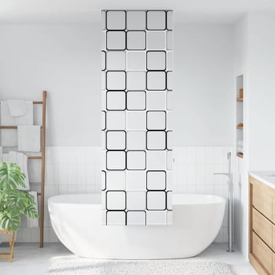 vidaXL - Doucherolgordijn - 70x240 - cm - stofbreedte - 66 - cm