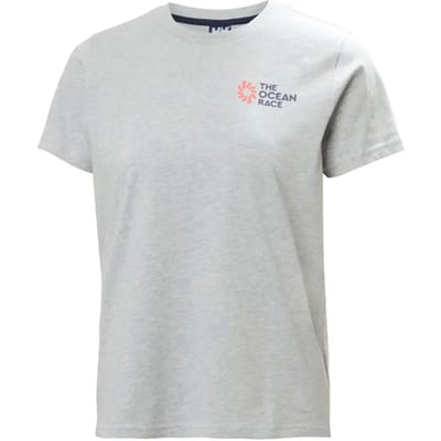 Helly Hansen The Ocean Race 2.0 T-shirt Met Korte Mouwen Grijs L Vrouw