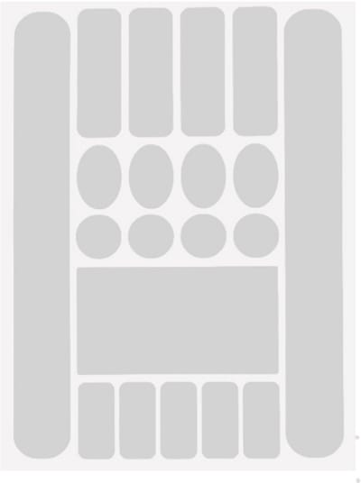 Rieba® Framebescherming Fiets - Sticker voor Bescherming van de Lak - Tegen Steenslag - Anti Kras - Fiets Folie - Water & Hittebestendig - Transparant