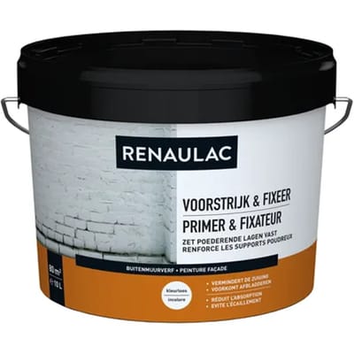 Renaulac Voorstrijk & Fixeer Muurverf - Mat - Kleurloos - 10l