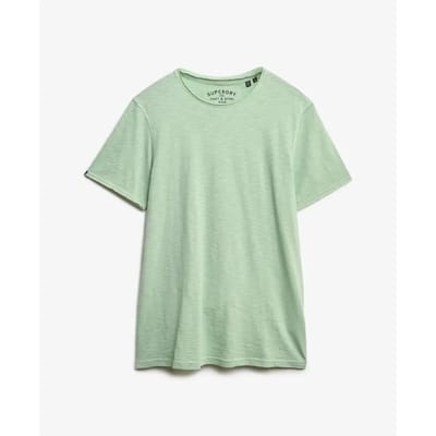 Superdry T-shirt Raw Edge Slub T Shirt M1012076a Hemlock Green Mannen Maat - S