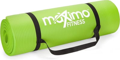 Dikke Premium Yogamat - Multifunctionele Fitnessmat - 183 cm x 60 cm x 1,2 cm - Ideaal voor Yoga, Pilates en Gym - Groene Trainingsmat