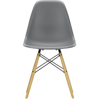 Vitra - DSW Eames Plastic Sidechair - granietgrijs RE - gelige esdoorn - 4 - 6 Wochen
