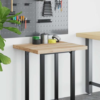 vidaXL - Bureaublad - 80x60x4 - cm - onbehandeld - massief - acaciahout