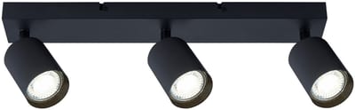 Opbouw Bar Spot Armatuur Zwart Siena - 3x GU10 (max 10 watt per spot) - IP20