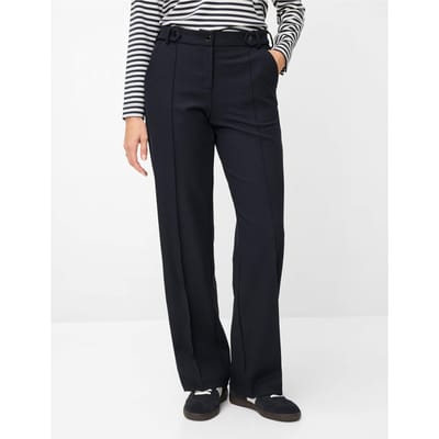 Brax Dames Palazzo-broek  Style MAINE NAVY, donkerblauw, maat 38