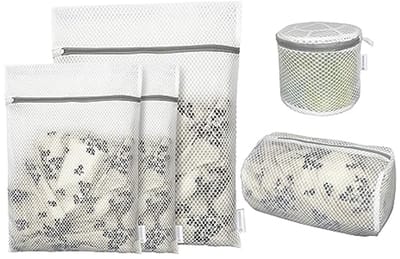 5-pack deluxe honingraat waszakken voor delicate kleding