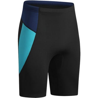 3MM Neopreen Duikshorts Warme Broek voor Mannen Vrouwen Zwemmen Surfen Snorkelen Watersport Warmtebescherming Zwart Meer XXXL blauw