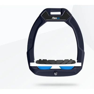 Veiligheidsstijgbeugels Rijervaring Ingebouwd Grip Blauw/Wit/Blauw Flex-On Safe-On