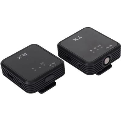 Microphone Lavalier Sans Fil Réduction de Bruit Monitoring Bidirectionnel Micro Lavalier à Revers Sans Fil pour