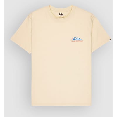 Quiksilver Ev Barrel Paradise Ss Heren T-shirt Eqyzt08285-wbs0 - Kleur Wit - Maat M