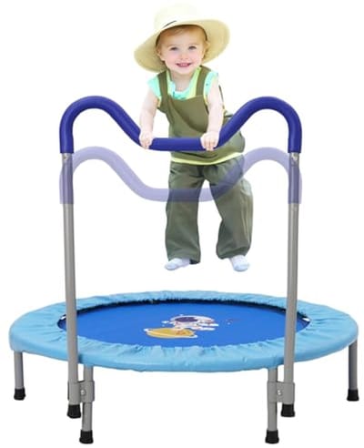 Mini Trampoline voor Kinderen - 96 cm, Opvouwbaar en Veilig voor Binnen en Buiten