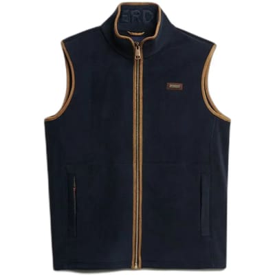 Superdry - Estate bodywarmer van fleece - Heren - Gilets