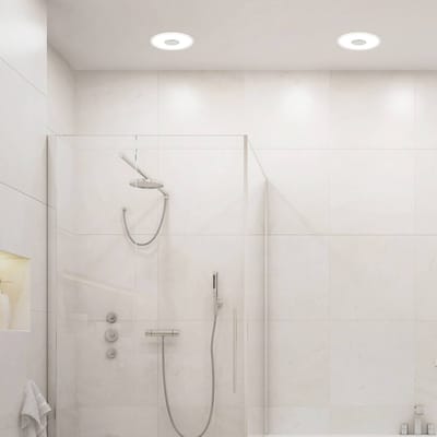 Briloner LED inbouwlamp 748 IP44 CCT Switch Ø 12cm