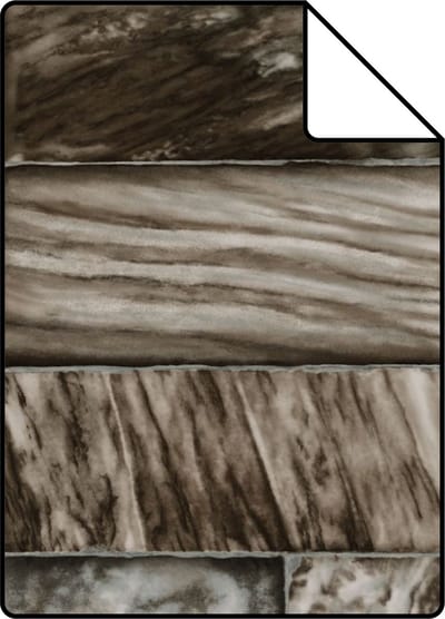 Proefstaal Origin Wallcoverings behang marmeren stenen bruin - 26,5 x 21 cm - 337251-S