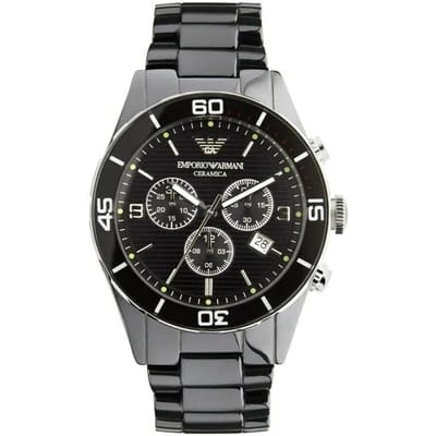 Emporio Armani AR1421 Herenhorloge Leo Ceramica