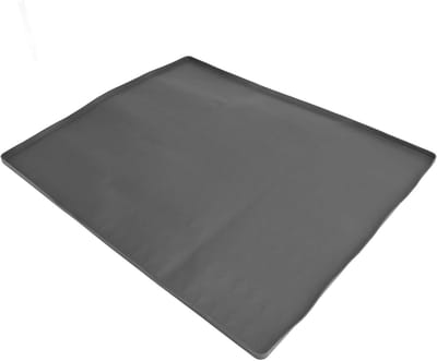 Wasmachine Bovenafdekking - Droger Mat - Apparaat Beschermen - Opstaande Rand - 21 x 14 x 6 cm - Grijs
