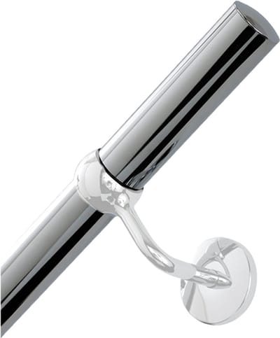 Kordo - Metalen leuning verchroomd - 2 m