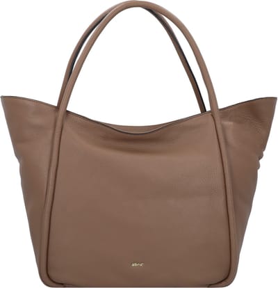 abro Leren Schoudertas Leather Dalia Shopper Willow Camel Bruine