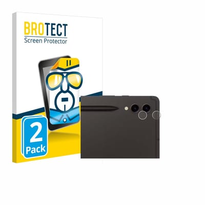 BROTECT - Screenprotector voor Samsung Galaxy Tab S9 Ultra 5G (ALLEEN Camera Lens) - Folie Beschermfolie transparant 2 Stuks