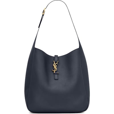 Saint Laurent LE 5 À 7 soepel LARGE in generfd leer