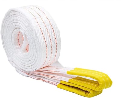 Hijsband Dubbele Gesp - Kraanband Takelband - Zwaar Materieel H 7000 kg - Verdikt Slijtvast Polyester