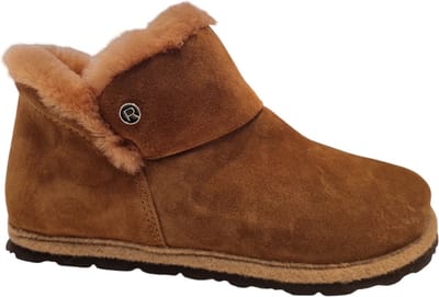 Rohde Dames Pantoffel Gevoerd - 7076-76 Cognac - Maat 38