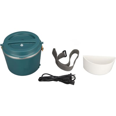 Elektrische Lunchbox 1.2L Veelzijdig Snel Verwarmen Draagbaar RVS Voedselwarmer Verwarmer Lunch L