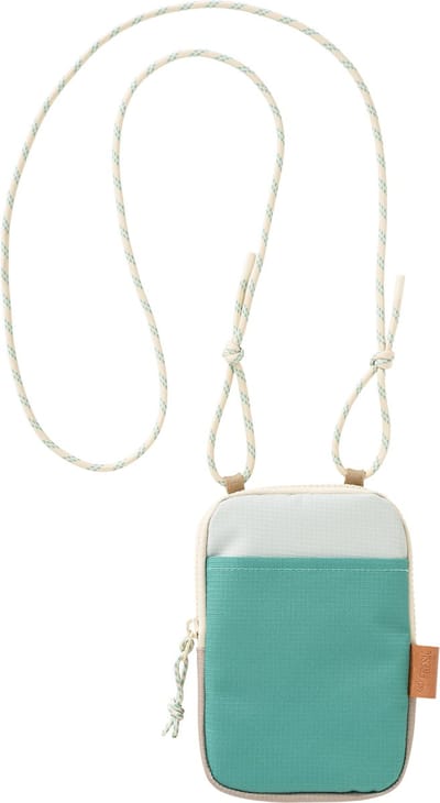 Fresk Reistasje voor Kinderen – Crossbody – Verstelbaar 36-70 cm – Schoudertas met Extra Voorvak – 13 x 2 x 18.5 cm - Groen - Feldspar