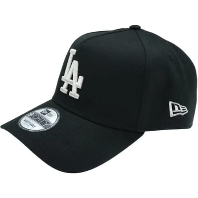 New Era pet LA Dodgers zwart zilver - Baseball cap voor kinderen.